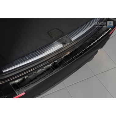 Накладка на задний бампер (черная) Mercedes E class W213 Combi (2016-) бренд – Avisa главное фото